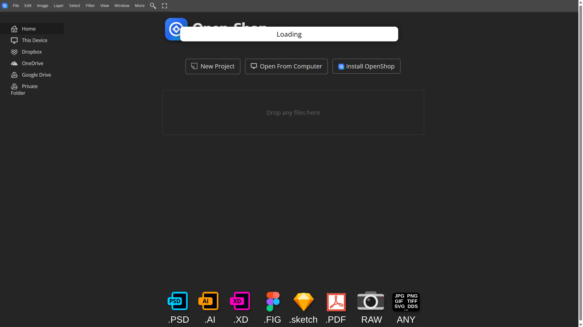 Open-Shop Offline Photo & Vector Studio preview